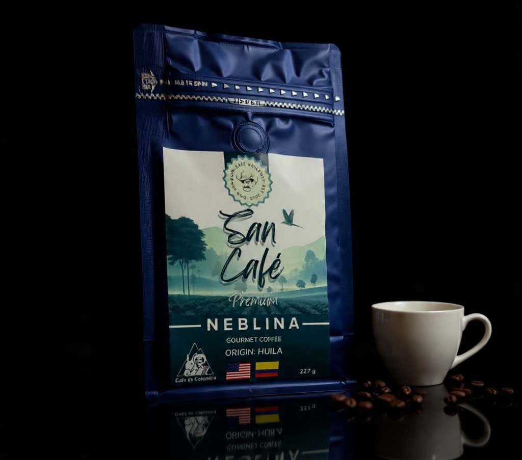 San Café Neblina — Castilla variety gourmet coffee bag