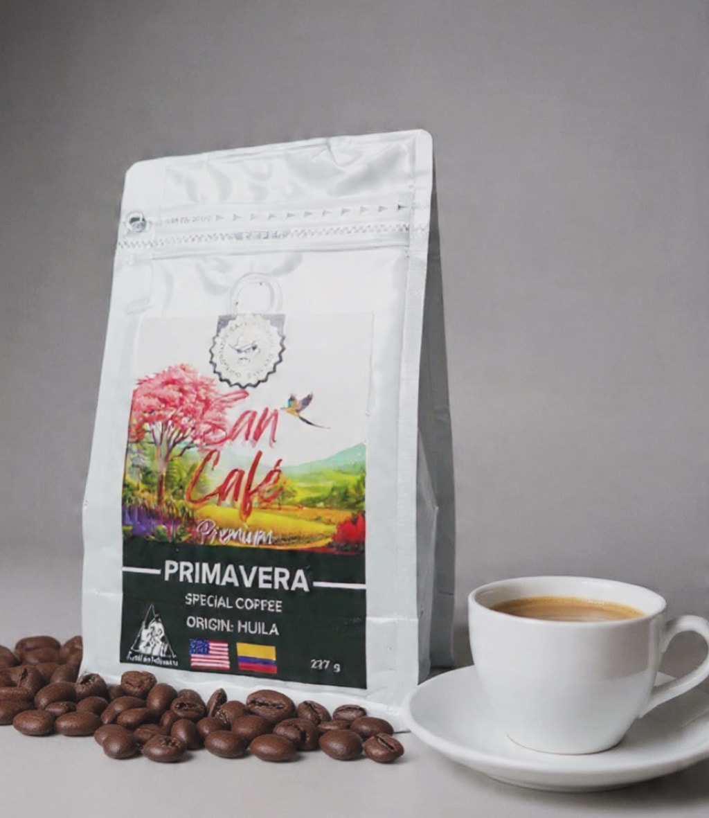 San Café Primavera — Caturra variety special coffee bag